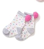 Bijoux&Bee(ビジュー&ビー) ドカットペーパー柄ソックス ホワイト<日本製>