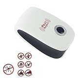 Xiton 超音波式害虫駆除機 害虫駆除装置 ネズミ撃退器 コンセント式 虫 アリ 鼠 ゴキブリ 蚊 蜘蛛 避け 駆除 退治対策 追い払う