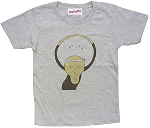 Amazon Co Jp びじゅチューン Kids Tシャツ ムンク マル オートミール 100cm 服 ファッション小物