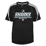 NHL San Jose Sharks Big & TallチームSynthシャツ M ブラック