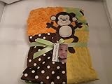 Baby Essentials Plush Blanket Multi Color Monkey by A.D. Sutton [並行輸入品]