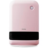 アイリスオーヤマ(IRIS OHYAMA) ヒーター セラミックファンヒーター 人感センサー付き 節電 省エネ 大風量 1200W 2段階温度調整 転倒オフ機能 速暖 小型 コンパクト 切り忘れ防止 PCH-M12B-P ピンク