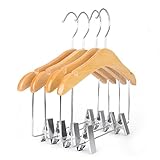 Clothingソリッド木製子供服ストア格納ハンガースーツパンツフォルダ5パック 170808840