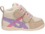 [アシックス] TUF110 スクスク ファブレ ファースト MS 2 ファーストシューズ キッズ スニーカー ベビー 0535（ベージュ×ラベンダー） 13.5cm
