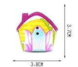 40個の赤ちゃんセーターのボタンの漫画装飾的なボタンのセット、ハウス（ランダムカラー）