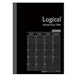 【2026年度版 手帳】 ナカバヤシ ロジカルダイアリー2026月間ノートタイプB／B6／ブラック NS-B602-26BD【PT1】