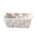 定番バスケット　ロータスステムカゴ　3.5寸連鉢角タイプ　鉢カバー　白チェッカー　3-1016　Lotus stem