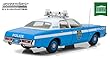 Greenlight 1975 Plymouth Fury New York City Police Department (NYPD)ブルー 1/18 ダイキャストモデルカー 19043