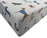 Man's Best Friend 100% Cotton Flannel (FITTED SHEET ONLY) Size TWIN Boys Girls Kids Bedding [並行輸入品]