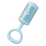 (ボリボンウーフ)boribonoeuf チャイム ラトル ガラガラ アニマル柄 ブルー