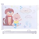 ITEFDTUTNE ベビーゲートロール式 階段上 ペットゲート 巻き取り式 赤ちゃん安全 100cm以上幅 子供セーフ 最大幅180cm