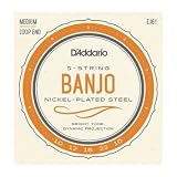 D'Addario EJ61 ニッケル 5弦 Medium(10-23) EJ-61 ダダリオ バンジョー弦【国内正規品】