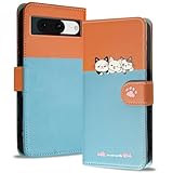 Reddylin 対応 Google Pixel 8A ケース 手帳型 Pixel 8A スマホケース Pixel8A グーグルピクセル8A ケース 手帳型 かわいい猫 Google Pixel8A ケース 手帳型 全面保護 Pixel 8A カバー カード収納 Pixel8aケース 手帳型 スタンド機能 Googleピクセル8A ケース 手触りが良い ピクセル8A ケース 耐衝撃-ブルー