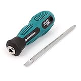 uxcell 両頭ドライバー ハンドグリップ マイナス プラス ドライバー 修復ツール