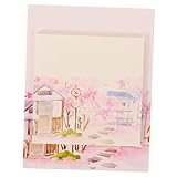 SAFIGLE 付箋 パッド 書く パッド 桜 ノート 書く ボード ノート 紙 桜 花 サプライ メッセージ ノート