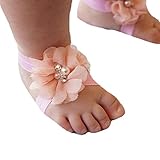 miugleベビーガールズフラワー裸足サンダル