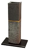 信楽焼 へちもん 華厳のうつわ 花入 銀華長角 11-7246