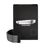 CableMod E-Series Pro ModMesh Sleeved 12V-2x6 12VHPWR Dual StealthSense Cable Kit for EVGA G/G+ / P/P+ / T (Carbon)