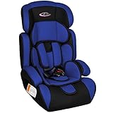 TecTake 400569 Children's Car Seat Group I / II / III (Weight 9 to 36 kg / Age 1 to 12 Years) Blue /