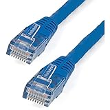 StarTech.com Cat6対応LANケーブル 2.4m カテゴリ6対応イーサネットケーブル モールド処理済みRJ45コネクタ ブルー C6PATCH8BL