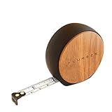 +LUMBERbyHacoa MEASURE 3.5M 質感が心地良いオートストップ式木製メジャー (Walnut)