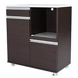 arne キッチンカウンター RD-002 （ダークブラウン）