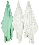 Weegoamigo Bamboo Muslin Swaddle Blanket 3 Pack - One Direction, Multi by Weegoamigo [並行輸入品]