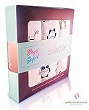 BaybSafe Cotton Muslin Swaddle Blankets - 47-by-47 Inch - 3 Pack [並行輸入品]