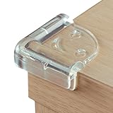 [Jiyaru] お得な8個セット コーナーガードクッション 透明 家具コーナーパッド けが防止 セーフティグッズ 角 カバー