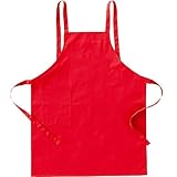 クロダルマ 作業用 エプロン レッド 47228 F