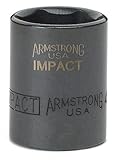 Armstrong 45-015 1/4-Inch Drive 6 Point Impact Socket, 15mm [並行輸入品]