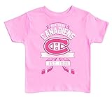 NHLモントリオールカナディアンズ用T、2トール、ピンク