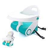 子供用ダイニングチェア、ポータブル折りたたみ式ベビーダイニングチェア、赤ちゃん食堂、3-24ヶ月の赤ちゃんのための増強されたシートブルー