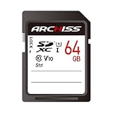 ARCHISS SDカード 64GB SDXCカード UHSスピードクラス1 Video Speed Class 10 AS-064GSD-SU1
