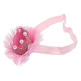 ＧＧＧ　子供の誕生日にキッズ 赤ちゃん　ヘアバンド 　レース　ヘッドバンド ヘアアクセサリー 写真撮影 小道具 髪飾り 出産祝い　色：ピンク