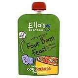 外国からの出荷Ella's Kitchen Organic Hugely Hearty Four Bean Feast Stage 2?130g