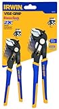 Irwin Tools vise-grip Groovelockプライヤーセット、v-jaw、2ピース( 1802531 ) by Irwin Tools