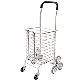 ショッピングカート 階段を登るカート買い物かごトロリーアルミニウム合金バッグ付き40kg 40L容量ファッションポータブル折りたたみ
