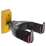 RockJamギターハンガーとアコースティックおよびエレクトリックギター用のウォールマウントブラケットホルダー