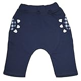 2015年 秋物 ZOOMIC ズーミック パイルアップリケ 丸マチ ７分丈パンツ ネイビー-くま◇120cm