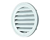 丸型ガラリ プラスチック成型網付シルバーホワイト SGM-150P　　新協和