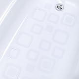 新しいホワイト正方形Bathtub Bath Tub Treads非スリップアップリケステッカーバスルームマット