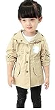 (チェリーレッド) CherryRed 子供服 子供コート キッズコート アウター トレンチコート 防風 保温 130 カーキ