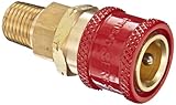 Eaton Hansen RD703 Brass 700 Series Oxyacetylene Service, Coupler Socket, 1/4 Body size x 1/4 NPT Ma