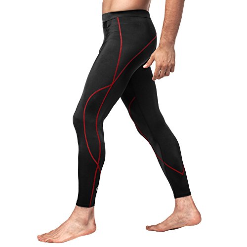 ラパサ Lapasa メンズ オールシーズン ロング スポーツタイツ Uvカット 吸汗速乾 サポーターレギンス 加圧インナー 登山 トレッキング ハイキング スパッツ サイクルパンツ パワーストレッチ ラッシュガード ランニング 着圧 M18m48 ウェア シューズ