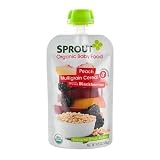 Sprout Peach Multigrain Cereal, Blackberries 4.5 oz (128 g)(pack of 2) by Sprout [並行輸入品]