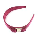 フェラガモ FERRAGAMO アクセサリー幅3.3cm ヘアバンド リボンチャーム ミスヴァラリボンMISS VARA BOW-344311-ピンク系/SANGRIA [並行輸入品]