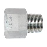 アソー:ASOH ステンレス製 変換内外ソケット 外PT3/4×内NPT3/4 NF-8366 型式:NF-8366