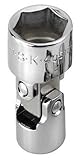 SK Hand Tool 40522 6 Point 22mm Drive Flex Socket, 3/8-Inch, Chrome by SK Hand Tool