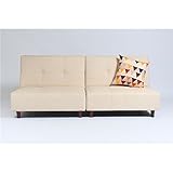 リクライニングソファーベッド 【3人掛け】 ファブリック布地 『コントーレ』 アイボリー